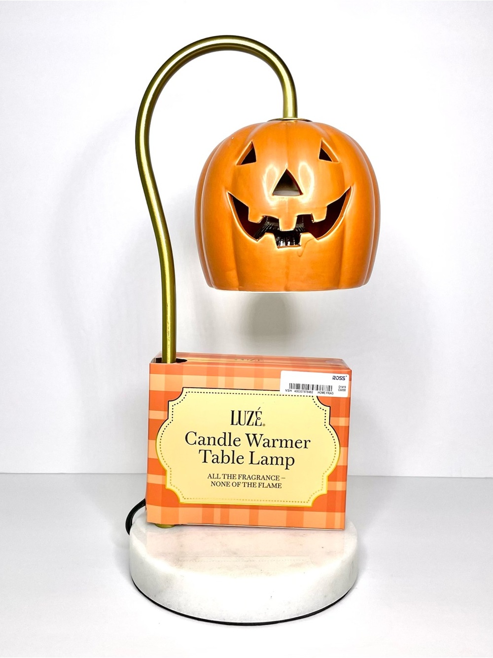 Viral LUZE Halloween Pumpkin Candle Warmer Table Lamp